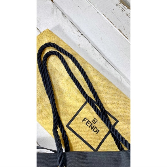 |SOLD| Fendi Sas 1925 Canvas Black Nylon Tote - Picture 6 of 9